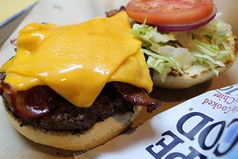 Product: Bacon Cheddar Burger - Fat Cat Tavern in Largo, FL Bars & Grills