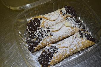 Product: Fresh Cannolis - Father & Son Pizzeria in Chesterfield Township, Michigan - Chesterfield, MI Pizza Restaurant