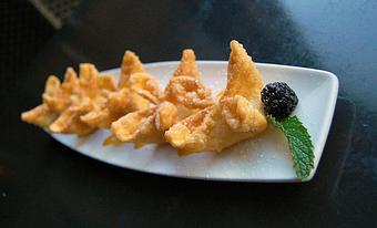 Product: Mango Cheesecake Wonton - Fats Asia Bistro in Folsom - Folsom, CA Chinese Restaurants