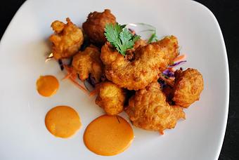 Product: Corn & Thai Chili Fritters - Fats Asia Bistro in Folsom - Folsom, CA Chinese Restaurants