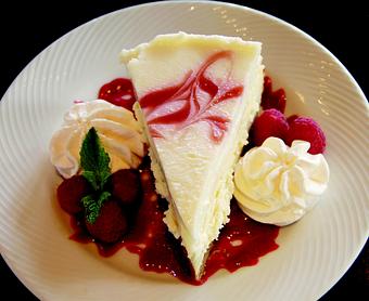 Product: Raspberry Cheesecake - Fats Asia Bistro in Roseville - Roseville, CA Chinese Restaurants