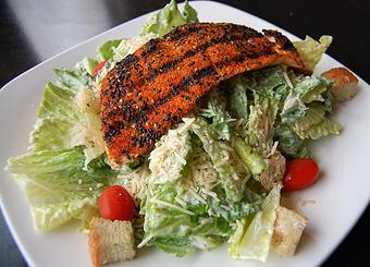 Product: Togarashi Salmon Caesar Salad - Fats Asia Bistro in Roseville - Roseville, CA Chinese Restaurants