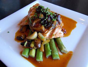 Product: Orange Miso Salmon - Fats Asia Bistro in Roseville - Roseville, CA Chinese Restaurants