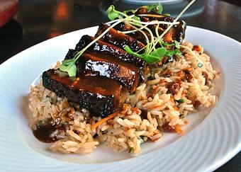 Product: Sticky Coconut Glazed Pork Belly - Fats Asia Bistro in Roseville - Roseville, CA Chinese Restaurants