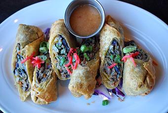 Product: Tea-Infused Duck Confit Egg Roll - Fats Asia Bistro in Roseville - Roseville, CA Chinese Restaurants