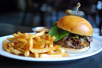 Product: Fat's Bistro Burger - Fats Asia Bistro in Roseville - Roseville, CA Chinese Restaurants