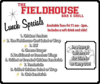 Product - Fieldhouse Bar and Grill in Moss-Bradley, Uplands - Peoria, IL American Restaurants