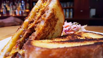 Product: Sloppy Joe Grilled Cheese - Foothills Brewing in Winston Salem, NC American Restaurants