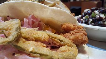 Product: Taco Fried Chicken Tenders - Foothills Brewing in Winston Salem, NC American Restaurants