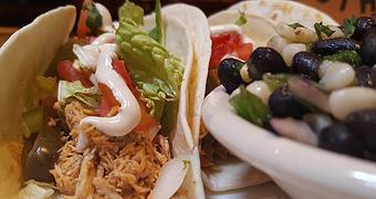 Product: Pulled southwestern chicken - Foothills Brewing in Winston Salem, NC American Restaurants