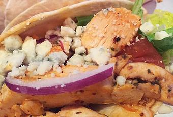 Product: Chicken and Bleu Cheese - Foothills Brewing in Winston Salem, NC American Restaurants