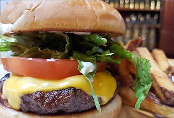 Product: Humpday Hamburger - Foothills Brewing in Winston Salem, NC American Restaurants