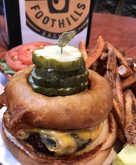 Product: Bigfoot burger - Foothills Brewing in Winston Salem, NC American Restaurants