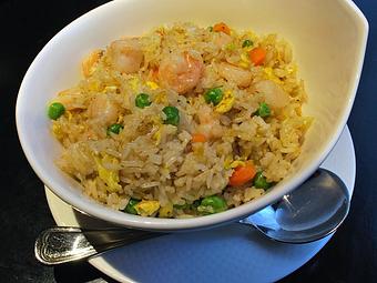 Product: Shrimp Fried Rice with peas, lettuce and carrots - Frank Fats in Downtown Sacramento - Sacramento, CA Chinese Restaurants