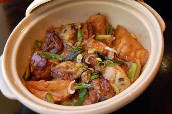 Product: Pork Belly and Oyster "Hot Pot" - Frank Fats in Downtown Sacramento - Sacramento, CA Chinese Restaurants