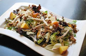 Product: Chicken and Peach Salad - Frank Fats in Downtown Sacramento - Sacramento, CA Chinese Restaurants