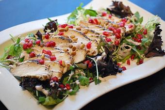Product: Chicken & Pomegranate Salad - Frank Fats in Downtown Sacramento - Sacramento, CA Chinese Restaurants