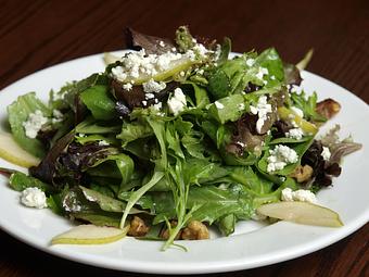 Product: Pear & Gorgonzola Salad - Frankie and Fanucci's Wood Oven Pizzeria in Hartsdale Village - Hartsdale, NY Italian Restaurants