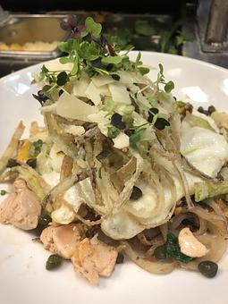 Product: Salmon Hash - Full City Cafe in Portage, MI American Restaurants