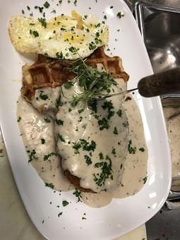 Product: Chicken and Waffles - Full City Cafe in Portage, MI American Restaurants