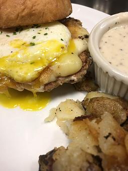 Product: Sausage and Egg Sandwich - Full City Cafe in Portage, MI American Restaurants