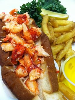 Product: Buttery lobster roll sauteed in drawn butter or served salad style with shredded lettuce. - Gaetano's Tavern On Main in Wallingford, CT American Restaurants