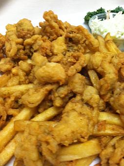 Product: Fresh whole belly clams lightly fried to your liking. - Gaetano's Tavern On Main in Wallingford, CT American Restaurants