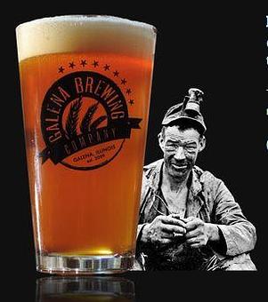 Product: Miners Treasure Amber Ale - Galena Brewing in Galena downtown - Galena, IL American Restaurants
