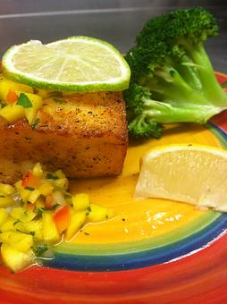 Product: Wild caught salmon and sea bass - Garramone's Restaurant in Forestport, NY Restaurants/Food & Dining