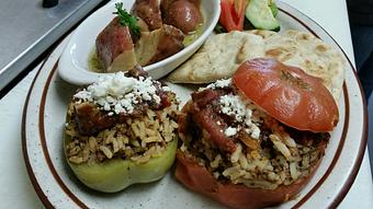 Product - Georgia's Greek Restaurant & Deli in Seattle, WA Hamburger Restaurants