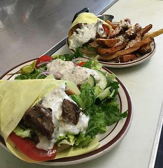 Product - Georgia's Greek Restaurant & Deli in Seattle, WA Hamburger Restaurants
