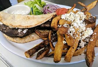 Product - Georgia's Greek Restaurant & Deli in Seattle, WA Hamburger Restaurants