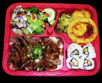 Product: Bento Box #6: Beef Teriyaki - Getaxpress in Hanford, CA Bars & Grills