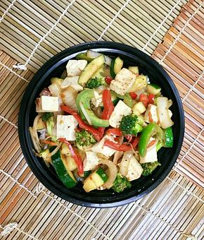 Product: SPICY TOFU VEGGIE BOWL - Getaxpress in Hanford, CA Bars & Grills
