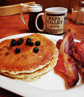 Product: Happy National Pancake Day! March 4th - Gillwoods Cafe in Saint Helena, CA American Restaurants