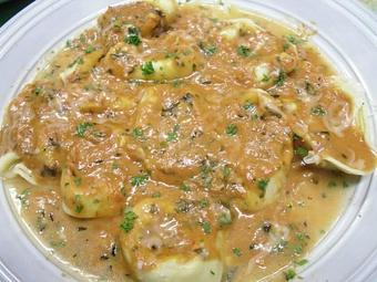 Product: 5 Cheese Tortelloni w/Vodka Cream Sauce - Gio's Gelato Cafe in Port Jervis, NY American Restaurants