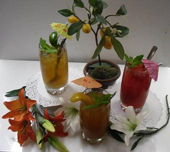 Product: Mojito, Peach & Watermelon Flavored Iced Teas - Gio's Gelato Cafe in Port Jervis, NY American Restaurants