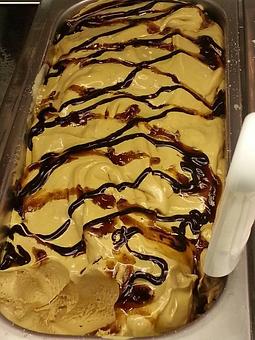 Product: Sea Salted Caramel Gelato - Gio's Gelato Cafe in Port Jervis, NY American Restaurants