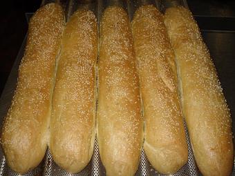 Product: 2 foot Homemade Semolina Baguettes - Gio's Gelato Cafe in Port Jervis, NY American Restaurants