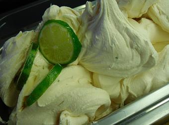 Product: Papaya Lime Sorbet - Gio's Gelato Cafe in Port Jervis, NY American Restaurants