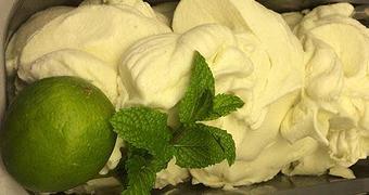 Product: Lemon Mint Sorbet - Gio's Gelato Cafe in Port Jervis, NY American Restaurants