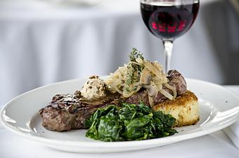 Product: New York Sirloin - Go Fish Restaurant - Olde Mistick Village in Olde Mistick Village - Mystic, CT Seafood Restaurants