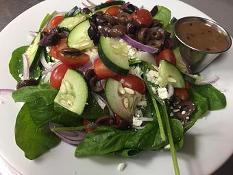 Product: Greek Salad - Gondola Pizza in Avon, CO Pizza Restaurant