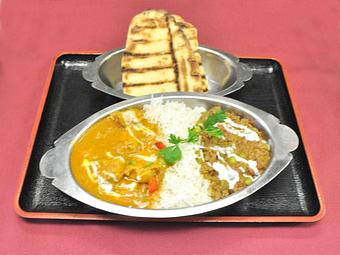 Product: Curry Combo - Good Karma Restaurant in Park City, UT Indian Restaurants