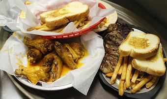 Product: Steak and Wings - Goodman's Real Pit BBQ in Perry, FL Barbecue Restaurants