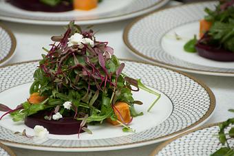 Product: Mixed green salad with organic microgreens - Grandale Restaurant in Purcellville, VA American Restaurants