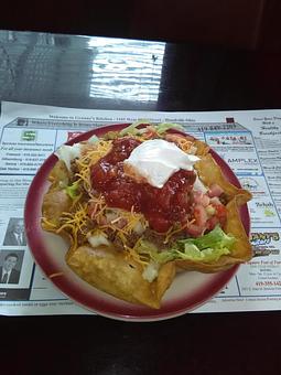 Product: Taco Salad, Available every Friday. - Granny's Kitchen in Woodville, OH American Restaurants