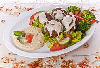 Product: Falafel Plate  - Grill Xpress in Seattle, WA Greek Restaurants