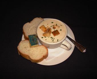 Product: Cup of Potato Leek Soup - Harp & Celt Irish Pub & Restaurant in Central Business District - Orlando, FL Pubs
