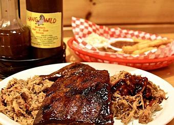 Product - Hawg Wild Bar-B-Que in Pisgah Forest, NC Barbecue Restaurants